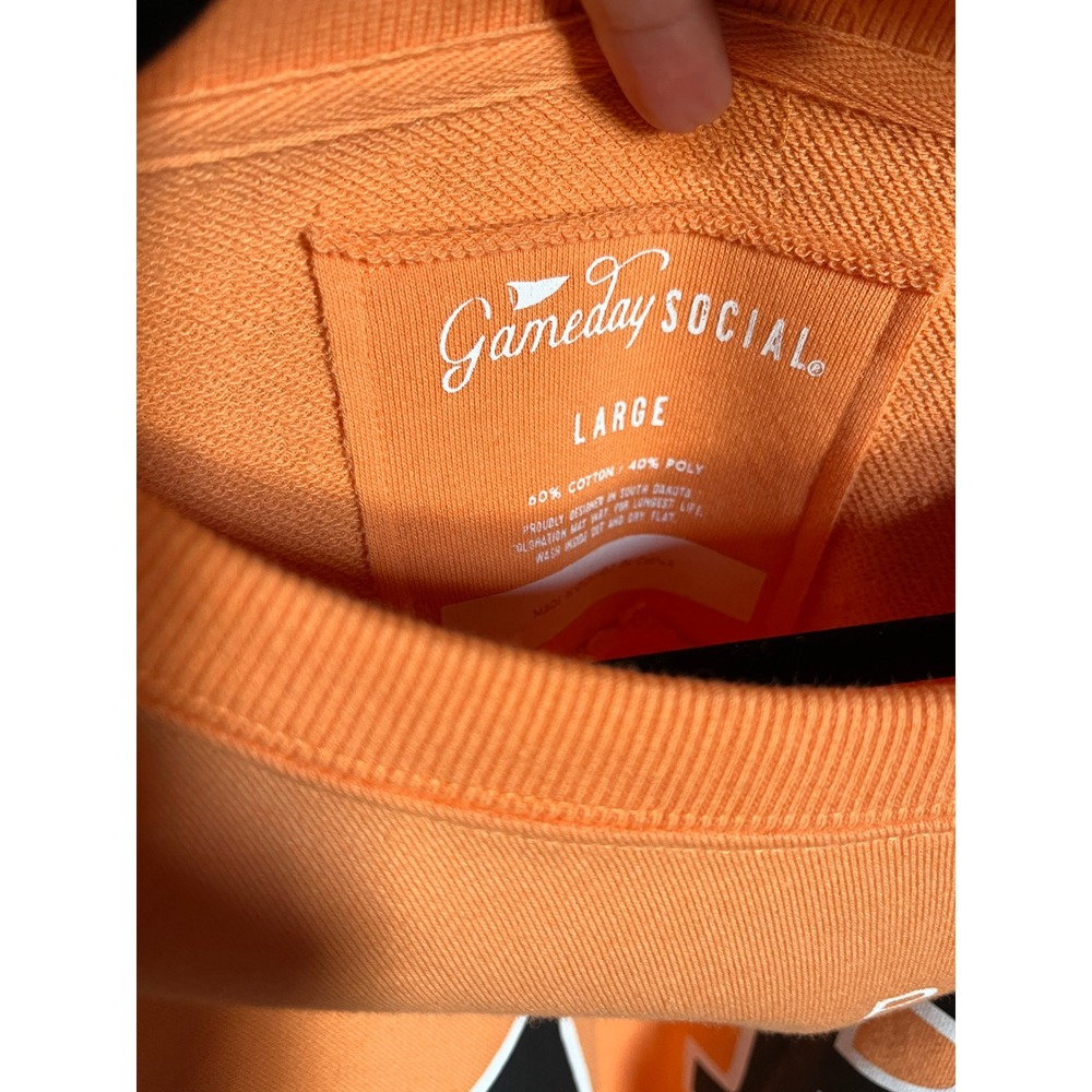 Gameday Social OSU Cowboys Cropped Crewneck GO POKES WBO Sz L NWT - Picture 8 of 8
